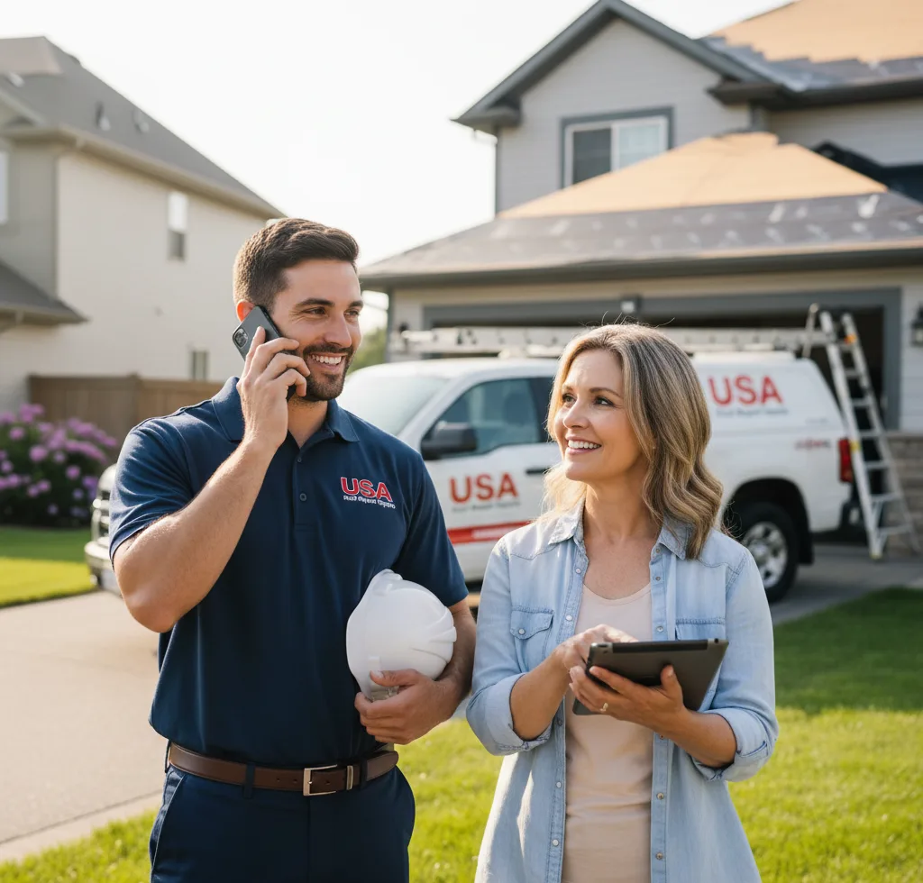 USA Roof Repair Experts customer support in Blissfield